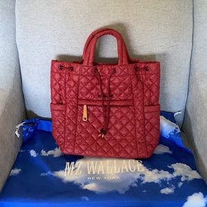 M Z Wallace Small Convertible Backpack in discontinued Dahlia